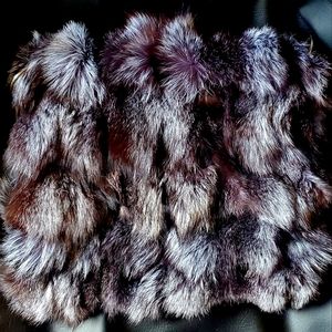 Authentic Pour Le Victoire real fur handbag